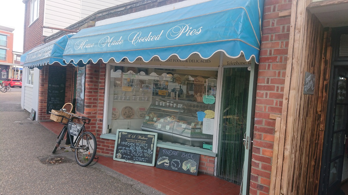 Home made meat pies East Wittering Chichester Harbour